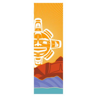 Bookmark Chilkat Sun -Nahaan (Tlingit)